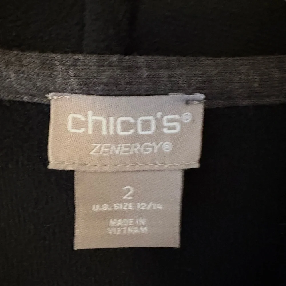 Chico's Zenergy Cardigan Jacket Size Large (2) in Excellent Condition - Picture 4 of 7